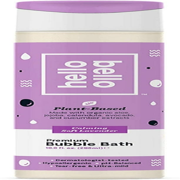 Hello Bello Premium Bubble Bath Calming Soft Lavender 10 Ounce