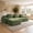 Green, variant on 37" Modular Sectional Sofa,Cloud Couch with Extra Deep Seat & High Back,No Assembly,Soft Chenille Fabric,Memory Foam Couch for Living Room,Single Ottoman,Green