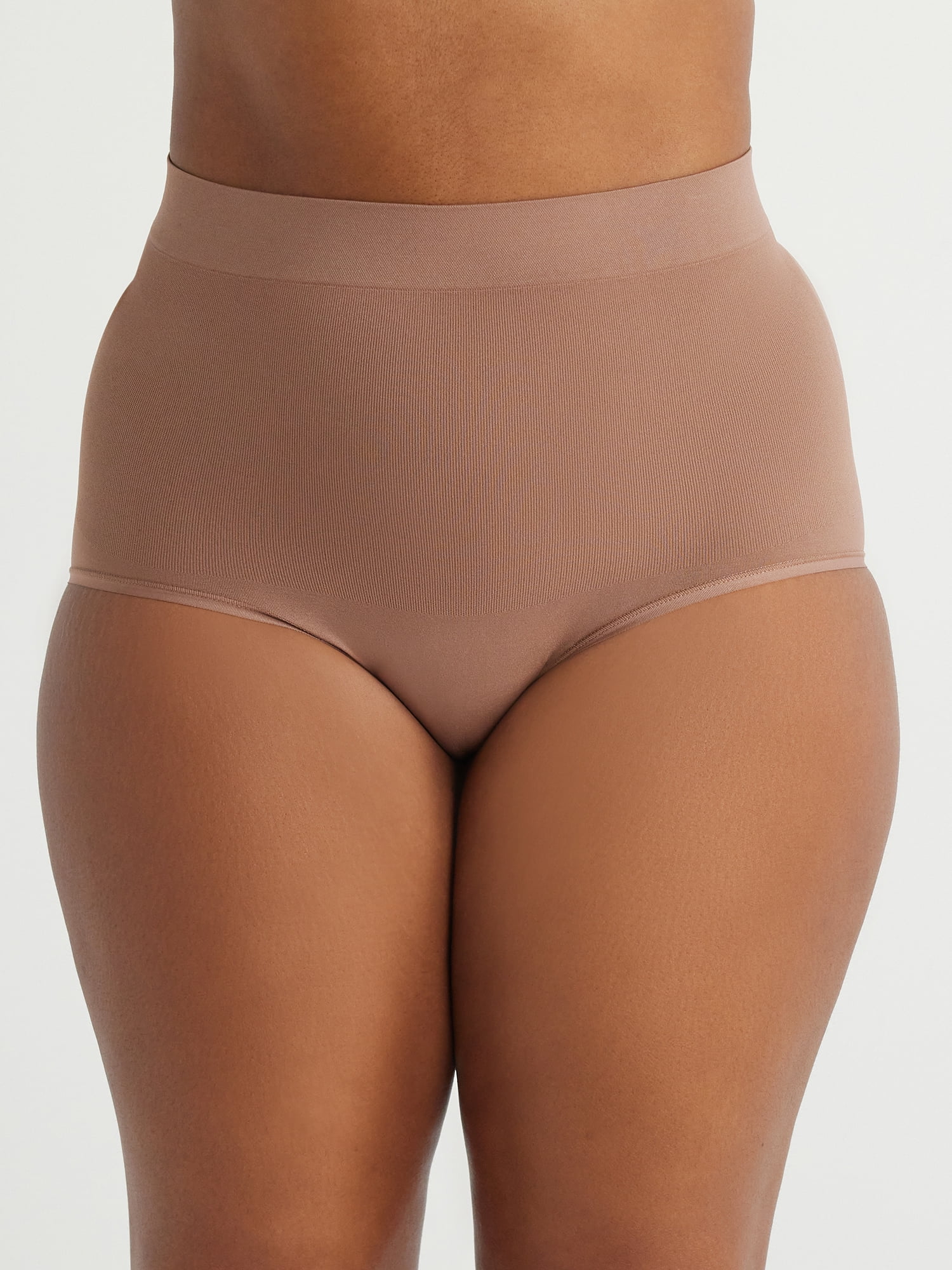 Joyspun Women's Seamless Mid-Rise Shaping Brief, Sizes S to XXXL