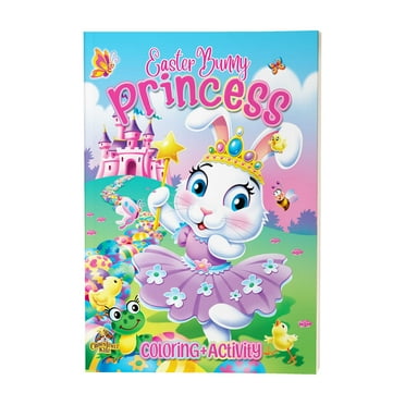 Easter Coloring and Activity Easter Bunny Princess, by CrownJewlz Kidz, (Paperback)