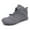 A Grey, variant on Mens Womens Winter Barefoot Snow Boots Wide Toe Box Boots Warm Lined Zero Drop Sole Comfortable Plaid Daily Outdoor Activities White 37
