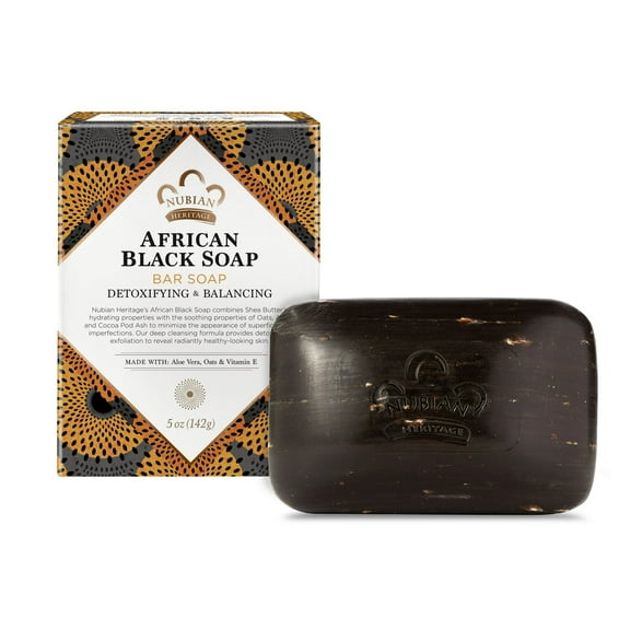 Nubian Heritage African Black Bar Soap, 5 oz
