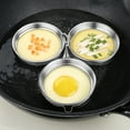 WAXIAYU Stainless Steel NonStick Egg Rings for Frying and Poaching