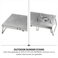 thumbnail image 3 of IDEANATEGRATE Camping Bracket Silver 1Pack 12.6x8.3x3.3in Stainless Steel, 3 of 8
