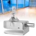thumbnail image 3 of Cerradura de Puerta de Vidrio de Acero inoxidable Estable Con Llave, Apariencia Elegante, Fácil Instalación para puertas de Vidrio de 10-12 mm, 3 of 7