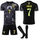 thumbnail image 1 of Brazil Football Jersey Short Sleeve 2025-2026, Adult & Kids with Socks, No.7 VINI JR, 1 of 2