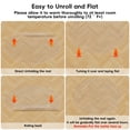 thumbnail image 4 of GPED Office Chair Mat, 36" Round Floor Mats,Office Desk Mat for Hardwood Floor, Clear PVC Heavy Duty Floor Protector for Office & Home, 4 of 8