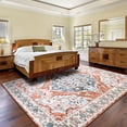 thumbnail image 2 of Ultrug Vintage Rugs Soft Accent Area Rug for Bedroom Living Room Home Decor Carpet,8'x10',Light Orange, 2 of 7