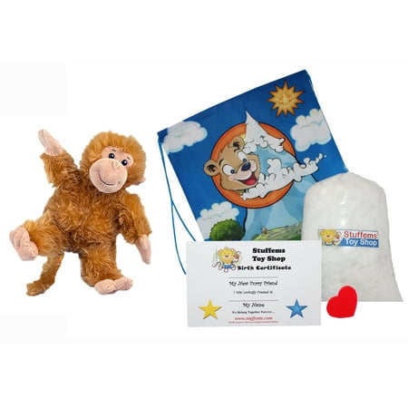 Make Your Own Stuffed Animal Cheeky the Monkey 16