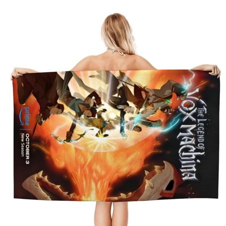 The Legend of Vox Machina Beach Quick Drying Towel,"Quick-Dry, Sand-Free, Lightweight & Compact Beach Towel - Oversized 30.7x59in(78x150cm) for Ultimate Comfort and Convenience"