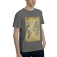 thumbnail image 2 of Bingfone Vintage World Map Men'S Loose Fit Short-Sleeve Pocket T-Shirt, 2 of 7