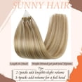thumbnail image 2 of Extensiones de cabello Sunny Hair Micro Link, 50 g, 20 cm, cabello humano, 2 of 9