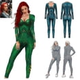 thumbnail image 1 of Aquaman Arthur Curry Atlantis Queen Mera Catsuit Cosplay Mono Halloween Mujeres Niñas Zentai Carnaval Fancy Ball Body Alta Calidad LTX, 1 of 5