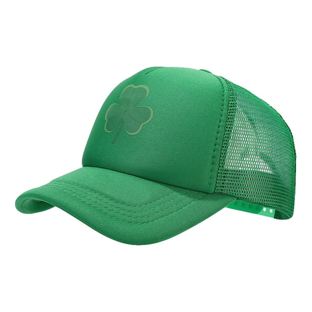 GDREDA Womens Hats Three Leaves Pattern Baseball Cap Tongue Outdoor Sun Hat,Green