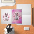thumbnail image 4 of Faith Love Hope Australian Cattle Dog Breast Cancer Awareness Survivor 5x7in Folded Greeting Card Heeler Lover Gifts Single Note Card with Envelope - 02017, 4 of 5