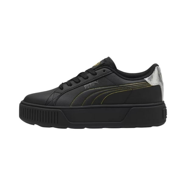 Tenis Puma Karmen Metallic Shine Mujer Casual Negro 24.5