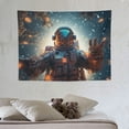 thumbnail image 4 of ONETECH  Astronaut Tapestry, Galaxy Tapestry Outer Space Tapestry for Boys Bedroom Decor ，Living Room Or Dorm Wall A Hanging Tapestry, 4 of 7