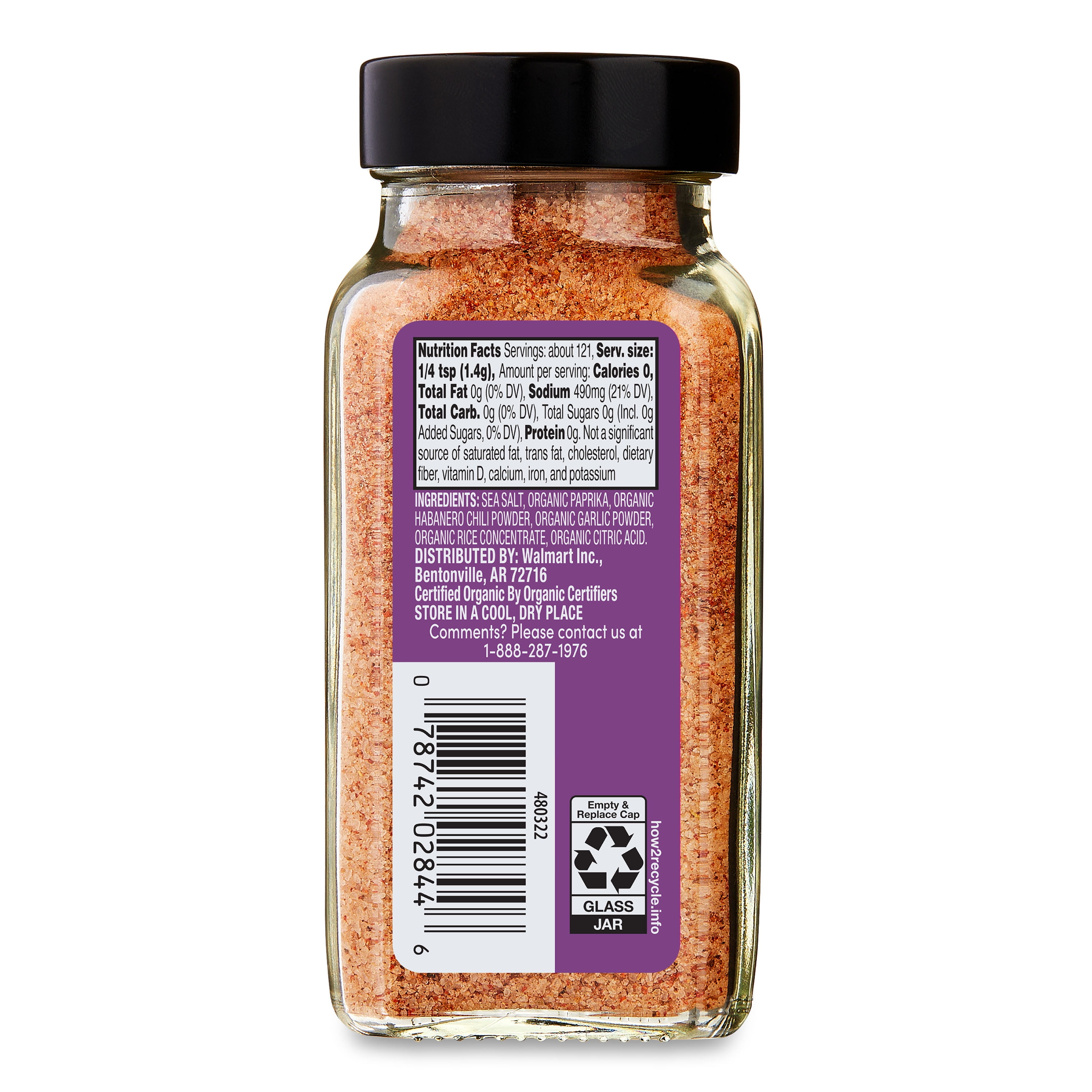 (2 pack) bettergoods Organic Siracha Salt Blend, 6 oz