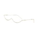 thumbnail image 5 of Gafas de Media Montura Fernando Gafas Falsas Sin Lentes Marco Dorado, 5 of 8