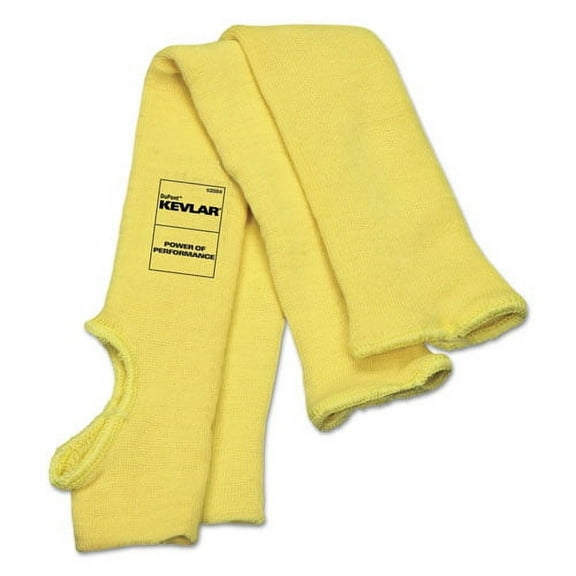 Economy Series Dupont Kevlar Fiber Sleeves, One Size Fits All, Yellow, 1 Pair | Bundle of 2 Pairs