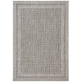 thumbnail image 2 of SAFAVIEH Courtyard Marisa Border Indoor/Outdoor Area Rug, 5'3" x 7'7", Grey/Black, 2 of 12