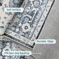 thumbnail image 3 of Vintage Collection Washable Area Rug - 2x3 Door Mat Small Entryway Rug Distressed Non-Slip Low-Pile Floor Carpet for Indoor Front Entrance Kitchen Bathroom Living Room Bedroom, 3 of 6