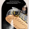 thumbnail image 4 of Plancha de mano portátil, miniplancha de vapor para ropa, vaporizador de viaje giratorio de 180°, minimáquina de planchado, compatible con planchado en seco y húmedo, ideal para el hogar, viajes y re, 4 of 5