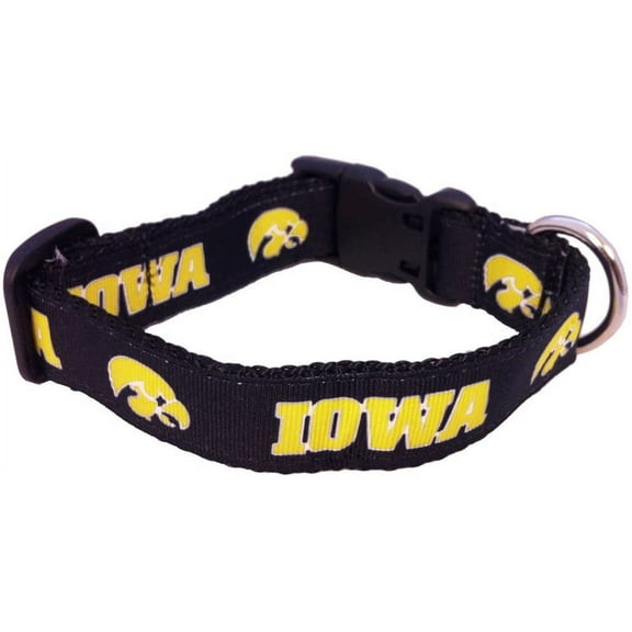 Iowa Brand New Pet Dog Collar(X-Small), Official Hawkeyes Logo/Colors