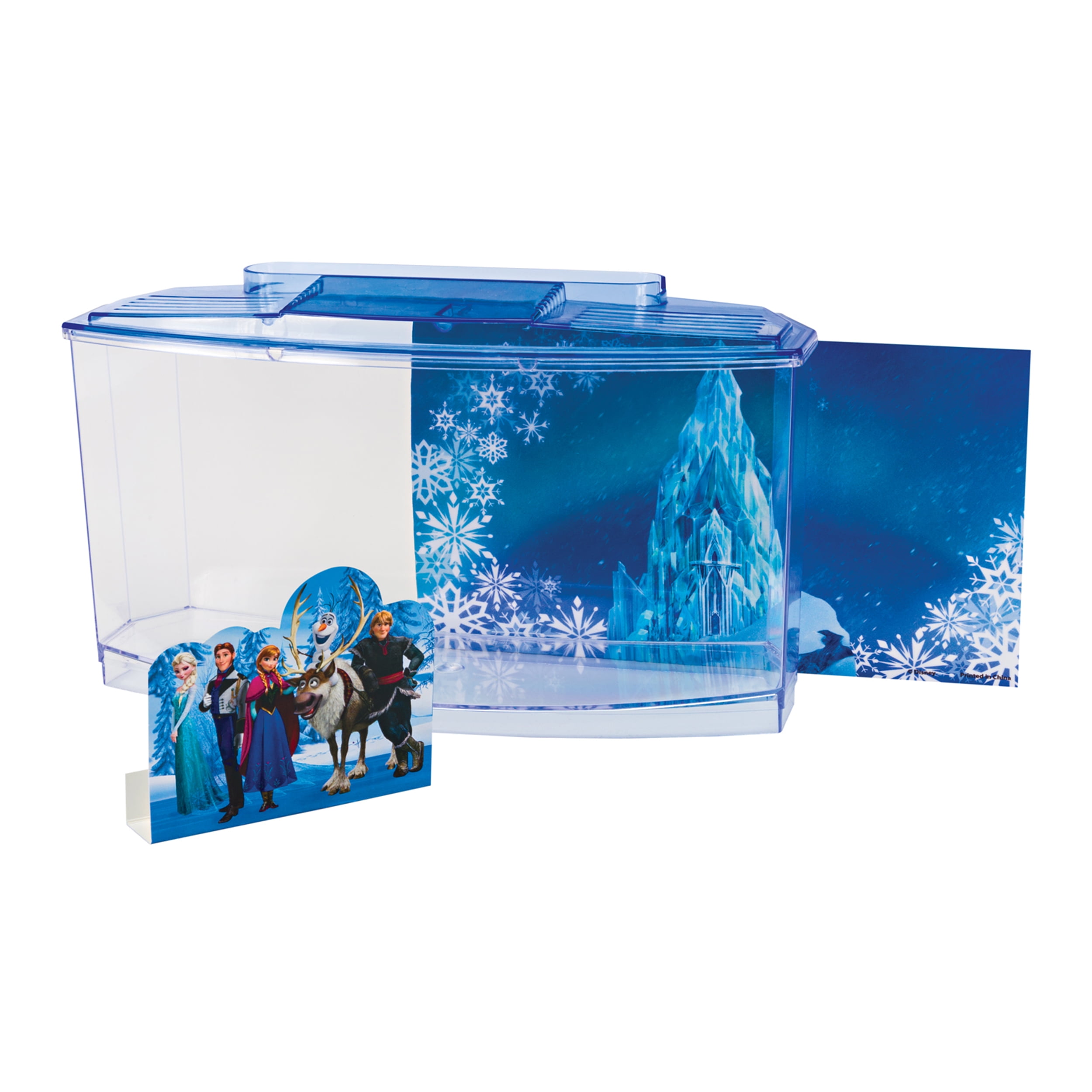 Penn-Plax Disney's Frozen - for Betta Fish - Plastic Aquarium with 0.7 Gallon Tank Capacity