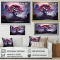 thumbnail image 4 of Designart "Pink Mystique In Amethyst Woods III" Tree Redwood Wall Art Living Room, 4 of 7