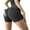 Grey, variant on Sevpuikl Women Scrunch Butt-Lifting Shorts with Buttoned Pockets High Waist Yoga Workout Gym Athletic Style
