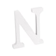 thumbnail image 4 of White Wood Letters 3 Inch, Wood Letters for DIY Party Projects (N), 4 of 5