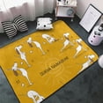 thumbnail image 3 of Shaggy Area Rug, English Cocker Spaniel Doing Yoga Rugs for Living Room Bedroom Non Slip Door Mat Indoor Carpet Machine Washable Nursery Home Decor Floor Mats for Entryway 60x39in, 3 of 5