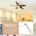 thumbnail image 2 of NICEXMAS Fan Pull Chain Extension Ceiling Fan Pull Chain Set Multi ABS Replacement Control 2Pcs, 2 of 5