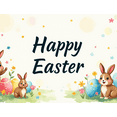 thumbnail image 4 of LUUFILx Happy Easter Bunny Eggs Banner Spring Decor Backdrop Photography Decorations Party Supplies Props Background Easter Celebration, 4 of 7