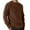 Coffee, variant on Mens Sweater, Autumn Winter Outdoor Casual Fashion Style Long Sleeve Loose Fitting Knitted Sweater Jacket, Outdoor Activity Wear, Durable Fabric, Men's Clothing