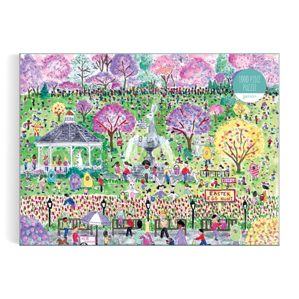 Puzzle Galison Easter Egg Hunt 1000 piezas Michael Storrings