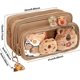 thumbnail image 3 of Capybara Plush Pencil Case - Large Capacity Pencil Case with 10 Compartments, Cute Stationery Bag for School Office College, 3 of 5