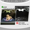 thumbnail image 4 of FOR U DESIGNS Galaxy Butterfly Flower Print Cargo Liner All Weather Trunk Protection for Dogs Cats Vacuum Cleanable Trunk Liner Non-Slip Durable Cargo Mat for SUV Truck Sedan, 4 of 7