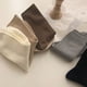 thumbnail image 3 of Minnieouse 1 par de calcetines de mujer de Color sólido, suaves, acogedores, cómodos, transpirables, calcetines escolares de viaje, suministros lavables, Medias Café Ligero Minnieouse AP013191-07, 3 of 6
