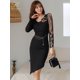thumbnail image 1 of H Han Queen-Vestidos negros sexys para mujer, vestido de fiesta informal de trabajo Delgado a la moda, Vestidos elegantes de oficina, ropa elegante para mujer, novedad de verano, 1 of 5