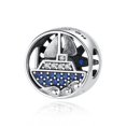 thumbnail image 1 of Abalorio de plata de ley 925 Original para viaje, autobús de Londres, abalorios para maleta de motocicleta, apto para pulseras Pandora, joyería Diy para mujer Dengxun unisex, 1 of 2