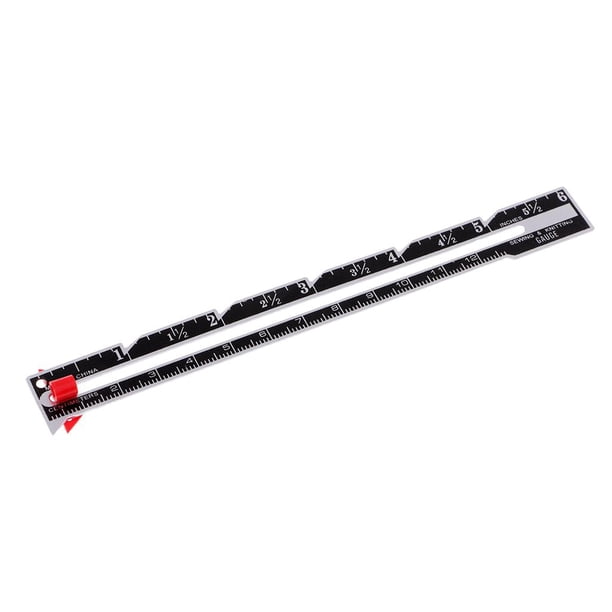 Sewing Ruler Sewing Measuring Gauge Patchwork Quilting Sewing Supplies 5,9" Hugo Calibrador de medición de costura