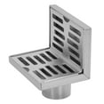 thumbnail image 3 of Corner Floor Drain, Fine Wire Drawing Process L Shaped Drain Wear  Practical   For Kitchen, 3 of 8