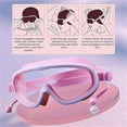 thumbnail image 2 of Recognizeknow Swim Goggles, HD Children's Large Frame Waterproof And Anti-Fog Swimming Goggles, 2 of 7