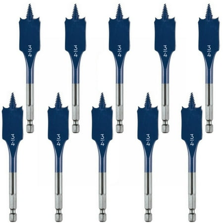 

Bosch 10 Pack of 3/4 In. x 4 In. Daredevil Spade Bits # DSBS1009B-10PK