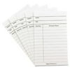 White Library Cards, 50 Per Pack