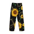 thumbnail image 5 of Xecao Flower (2) Men's Straight Lounge Pajama Pants: The Ultimate in Comfortable Sleepwear, 5 of 9