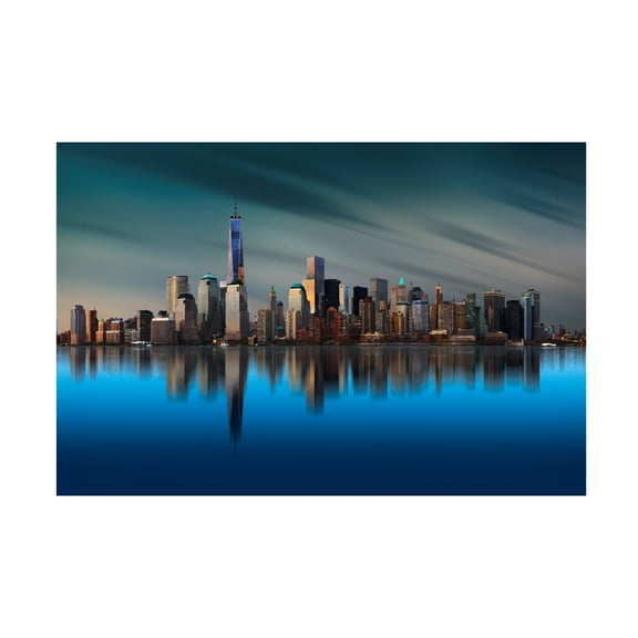 Yi Liang 'New York World Trade Center' Canvas Art