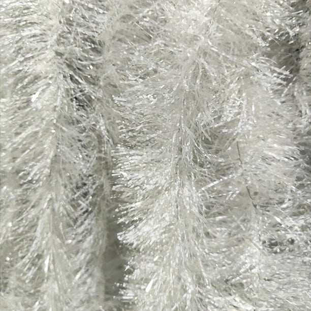 Guirnalda de cinta para decoración de Año Nuevo, lazo de árbol de Navidad de 2M, suministros de fiesta de oropel de caña verde, Tops de Bar, decoración de boda